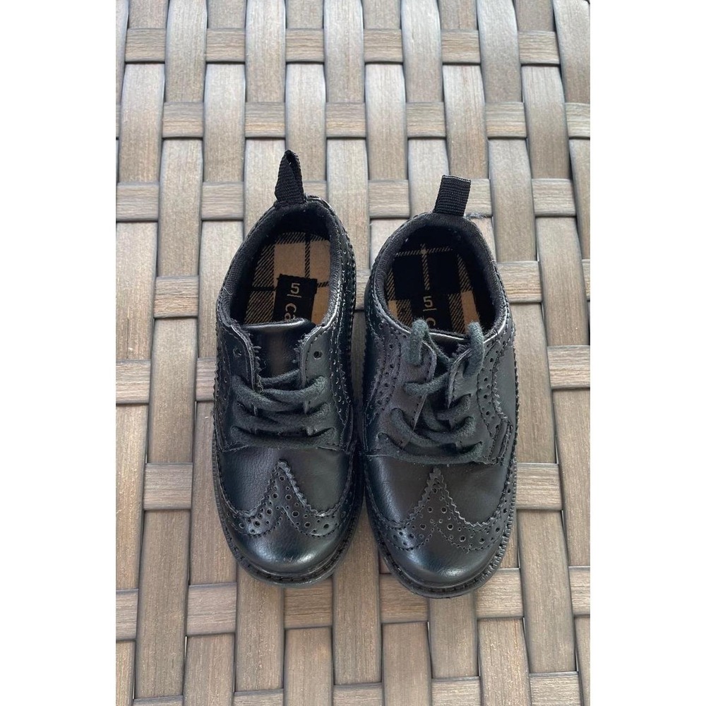 Carters Baby Boy Black Dress Shoes Size 5